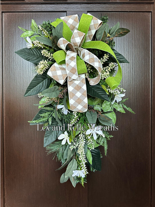 Everyday Magnolia Eucalyptus Swag Wreath