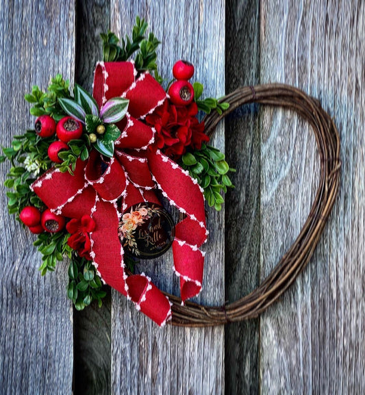 Red Valentine/ Everyday Heart Wreath