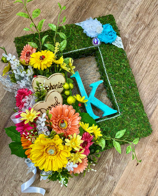 CUSTOM Wedding Bouquet Wreath