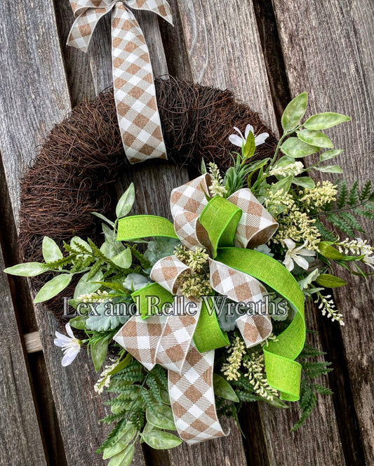 Miranda Teardrop Eucalyptus Everyday Wreath