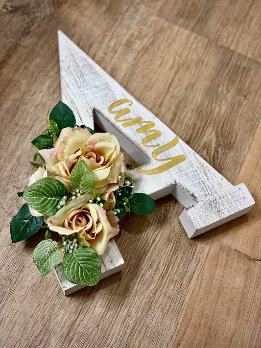 Custom Floral Letters