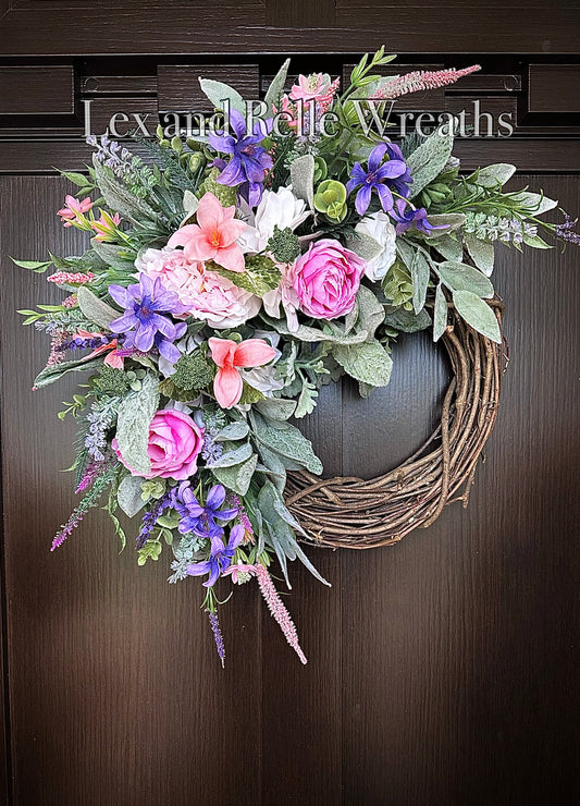 Crystal’s Beautiful Spring Wreath