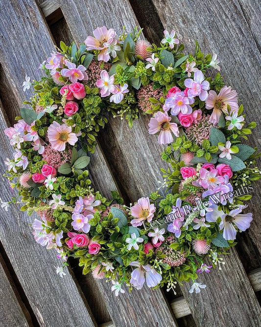 Eloise Spring Cottage Garden Wreath