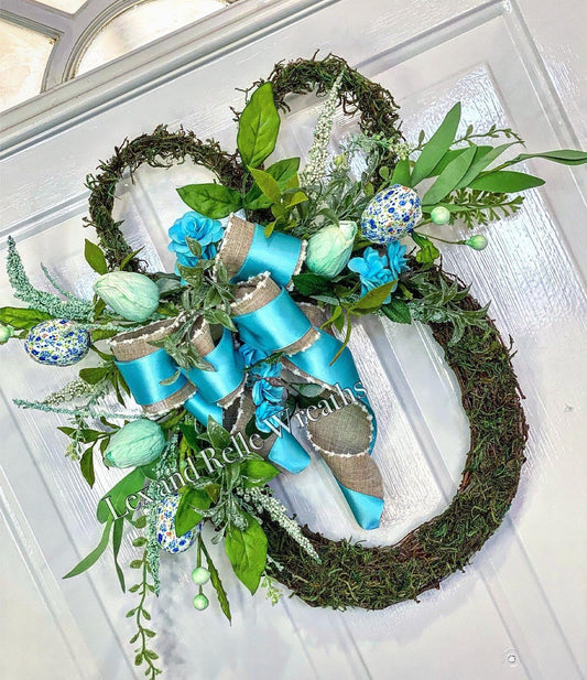 Honey Bunny Blue Wreath
